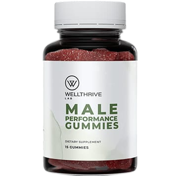 Wellthrive Male Performance Gummies bottle